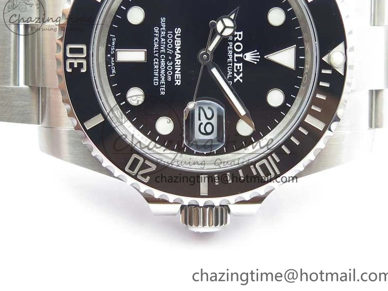 1229 Submariner 116610 LN Black Ceramic 316L Steel Noob 1:1 Best Edition V10. Stretchable 2865